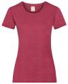 61372 Lady Fit Valueweight T Shirt vintage heather red colour image