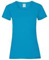 61372 Lady Fit Valueweight T Shirt Azure Blue colour image