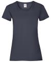 61372 Lady Fit Valueweight T Shirt Deep Navy colour image