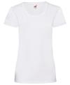 61372 Lady Fit Valueweight T Shirt White colour image