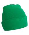 B445 Printers Beanie Hat Kelly Green colour image