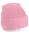 B445 Printers Beanie Hat Dusty Pink colour image