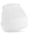 B445 Printers Beanie Hat White colour image