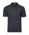 TJ1400 Tee Jays Mens Heavy Polo Dark Grey colour image