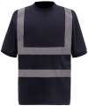 HVJ410 Hi Vis Short Sleeve T Shirt Navy colour image