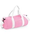 BG140 Barrel Bag Classic Pink / White colour image