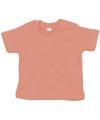 BZ002 Baby T-Shirt dusty rose colour image