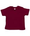 BZ002 Baby T-shirt Burgundy colour image