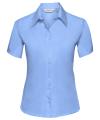 957F Ladies Short Sleeve Ultimate Non Iron Luxury Shirt Bright Sky colour image