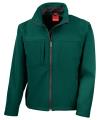 R121M Result Classic Soft Shell Jacket Bottle Green colour image