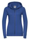 266F Russell Ladies Authentic Zipped Hoodie Bright Royal colour image