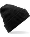 B425 Beechfield Heritage Beanie Hat Black colour image