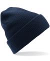 B425 Beechfield Heritage Beanie Hat French Navy colour image