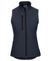 141F Ladies Soft Shell Gilet French Navy colour image