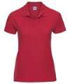 577F Ladies Ultimate Cotton Polo Shirt Classic Red colour image