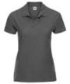 577F Ladies Ultimate Cotton Polo Shirt Titanium colour image