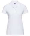 577F Ladies Ultimate Cotton Polo Shirt White colour image