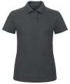 BA306F Womens' B&C Id.001 Polo Anthracite colour image