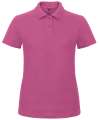 BA306F Womens' B&C Id.001 Polo Fuchsia colour image