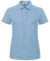 BA306F Womens' B&C Id.001 Polo Light Blue colour image