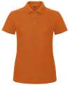 BA306F Womens' B&C Id.001 Polo Orange colour image