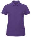 BA306F Womens' B&C Id.001 Polo Purple colour image