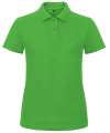 BA306F Womens' B&C Id.001 Polo Real Green colour image