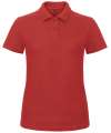 BA306F Womens' B&C Id.001 Polo Red colour image