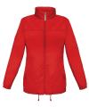 BA601F Ladies Sirocco Jacket Red colour image