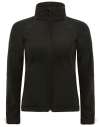 BA630F Ladies Hooded Softshell Jacket Black colour image