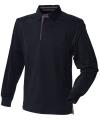 FR43 Super Soft Sleeve Rugby Shirt Black colour image