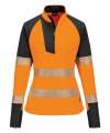 FR50 Classic L/S Drill Shirt Orange / Black colour image