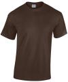 GD05 5000 Heavy Cotton Adult T-Shirt Dark Chocolate colour image