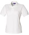 H121 Ladies Cotton Polo Shirt White colour image
