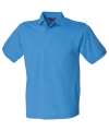 H400 65/35 Poly Cotton Polo Shirt Mid Blue colour image