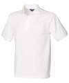 H400 65/35 Poly Cotton Polo Shirt White colour image