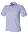 H401 Ladies Classic Polycotton Polo Shirt Lavender colour image