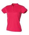 H476 Womens Coolplus Polo Shirt Bright Pink colour image