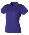 H476 Womens Coolplus Polo Shirt Bright Purple colour image