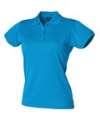 H476 Womens Coolplus Polo Shirt Sapphire colour image