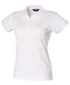 H476 Womens Coolplus Polo Shirt White colour image