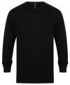 H725 Mens Crew Neck Jumper Black colour image