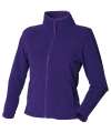 H851 Ladies Micro Fleece Jacket Purple colour image