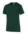 JC001B Kids Sports T-Shirt Bottle Green colour image