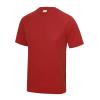 JC001B Kids Sports T-Shirt Fire Red colour image