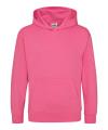 JH001B Kid's Hoodie Candyfloss Pink colour image