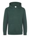 JH001B Kid's Hoodie Forest Green colour image