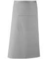 PR158 Colours Bar Apron Silver colour image