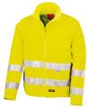 R117 Hi Viz Softshell Jacket Fluorescent Yellow colour image