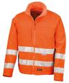 R117 Hi Viz Softshell Jacket Fluorescent Orange colour image